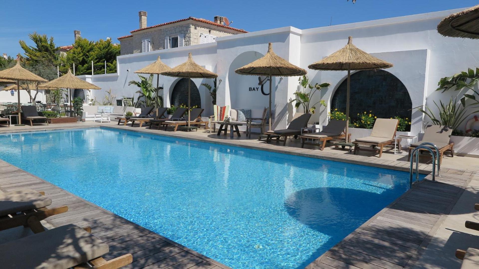 Bay C Hotel Alacatı Bagian luar foto